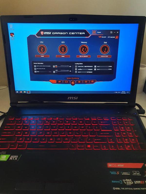 Pc portable gamer MSI  4k Informatique