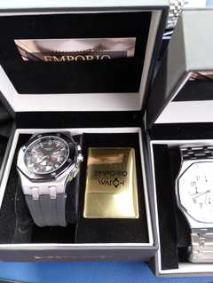 Je c'est très jolie Montre neuve Empirio wach <br>S 'Stee. Chrographe<br>500 euros les c