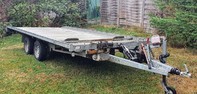 Remorque porte voiture basculante